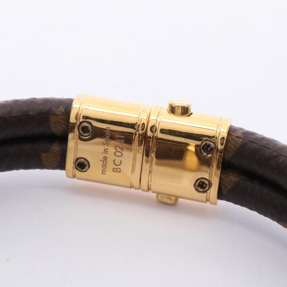 LOUIS VUITTON Brown Coated Canvas Charm Bracelet - Picture 4 of 7